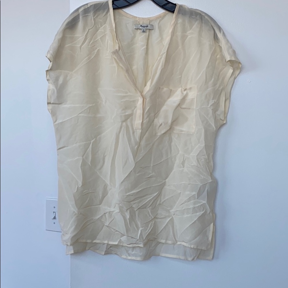 Rarely worn Madewell silk top